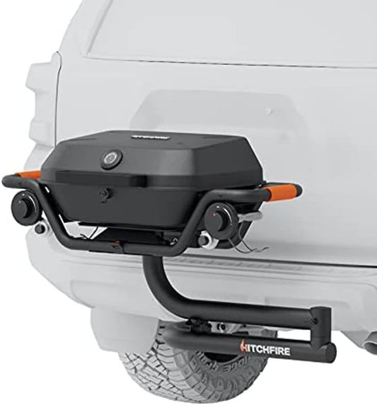 Hitch-Mounted Propane Grill - Forge 15, Passenger Side Swing